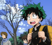 midoriya first day